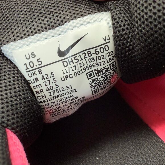 Nike Air Max Bliss Shoes Women's 10.5 Laser Pink/White/Solar Red Run - Picture 10 of 10